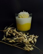 Krāsaina sojas vaska svece ar krizantēmu - Attēls 3