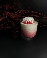 Krāsaina sojas vaska svece ar krizantēmu - Attēls 4