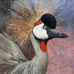 Glezna pelēkā vainagdzērve