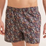 KUNGU kokvilnas brīvie bokseršorti