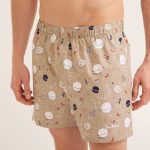 KOSMOSA ZVAIGZNES kokvilnas brīvie bokseršorti