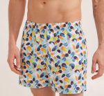 Kokvilnas brīvie bokseršorti PUTNI