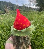 Filcēta Pirts cepure - Zemene - Attēls 4