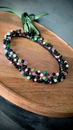 Akrila pērlīšu kronis ar lentu "Akcentiņš" - Attēls 2