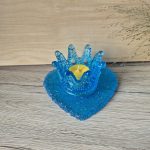 Svečturis ar kristālisko paliktni, komplekts