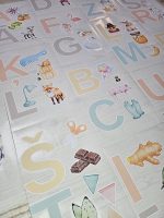 Uzlīmes "Alfabēts Pastelītis" - Attēls 6