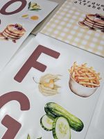 Alfabēts uzlīmes GARDUMI - Attēls 3