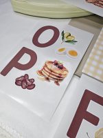 Alfabēts uzlīmes GARDUMI - Attēls 4