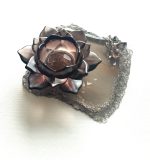 Svečturis ar kristālisko paliktni, komplekts - Attēls 3