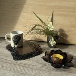 Svečturis ar kristālisko paliktni, komplekts