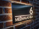 Mājas numura zīme ar LED apgaismojumu un tumsas sensoru - Attēls 13