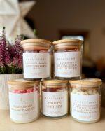 Dabīga sojas vaska svece PALDIES, KA TU ESI! - Attēls 2