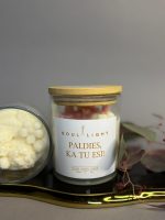 Dabīga sojas vaska svece PALDIES, KA TU ESI! - Attēls 3