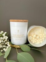 Dabīga sojas vaska svece IEKLAUSIES SIRDĪ - Attēls 2