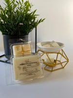 Aromlampa un divi kūstošā, aromātiskā vaska iepakojumi