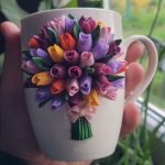 Krūze "Tulpju pušķis"