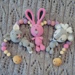 Tamborēta ratu manta mazulītei