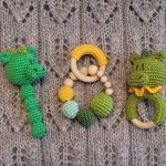 Tamborētu rotaļlietu komplekts "Niezošie zobiņi"