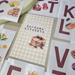 Alfabēts uzlīmes GARDUMI