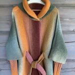 Adīta jaka oranžos toņos