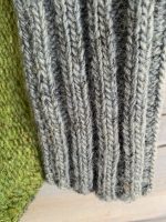 Adīta jaka zili zaļi pelēkos toņos - Attēls 5