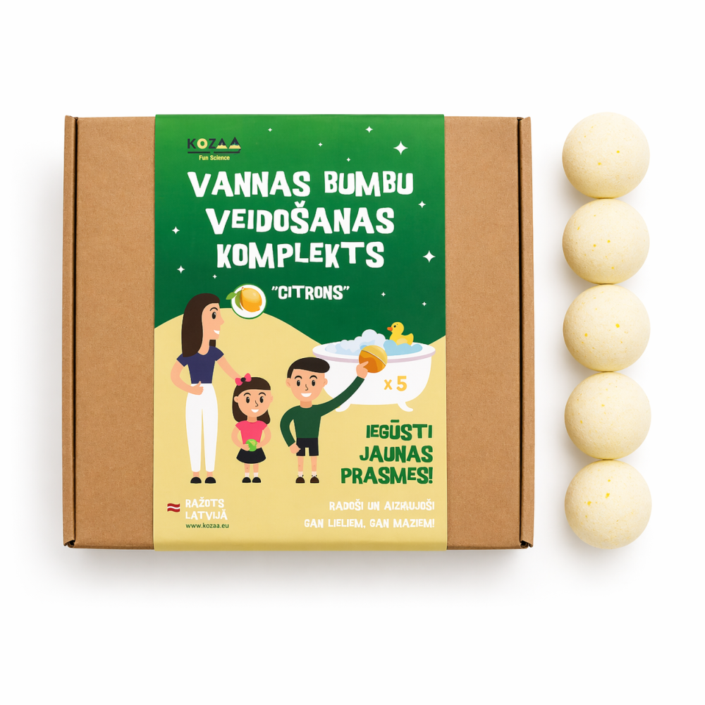 vannas bumbu veidošanas komplekts