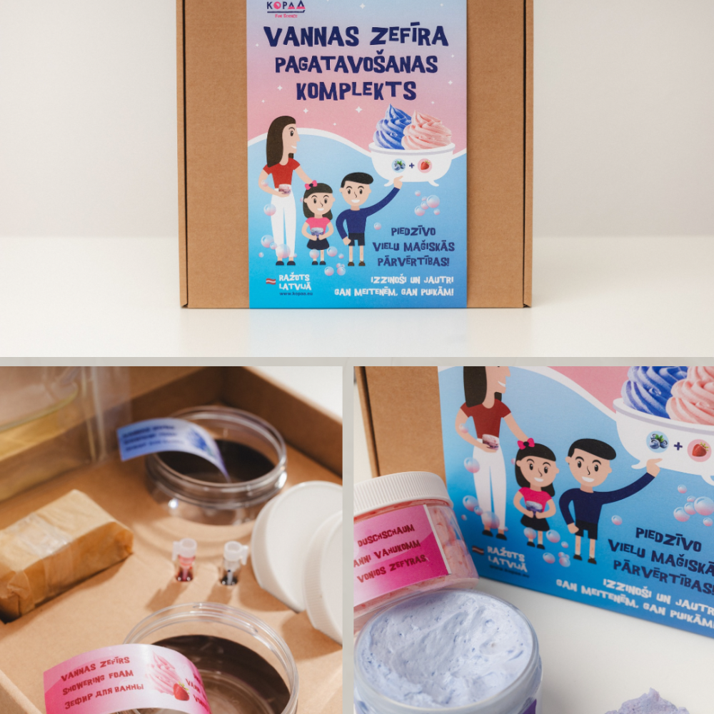 Vannas zefīra pagatavošanas komplekts