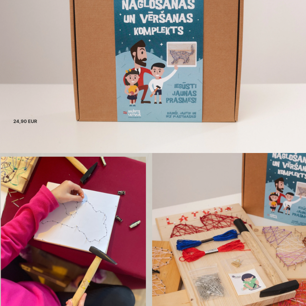 Naglošanas un vēršanas komplekts