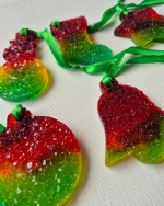 Eglīšu rotājumu komplekts, krāsains