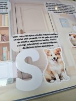 Lipekļu grāmata "Dzīvnieku burtiņi". Lieliska dāvana bērnam. Mācies radoši burtiņus ar dzīvniekiem.