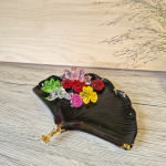 Paliktnis "Ginkgo lapa", melns