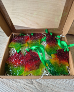 Eglīšu rotājumu komplekts, krāsains - Attēls 3