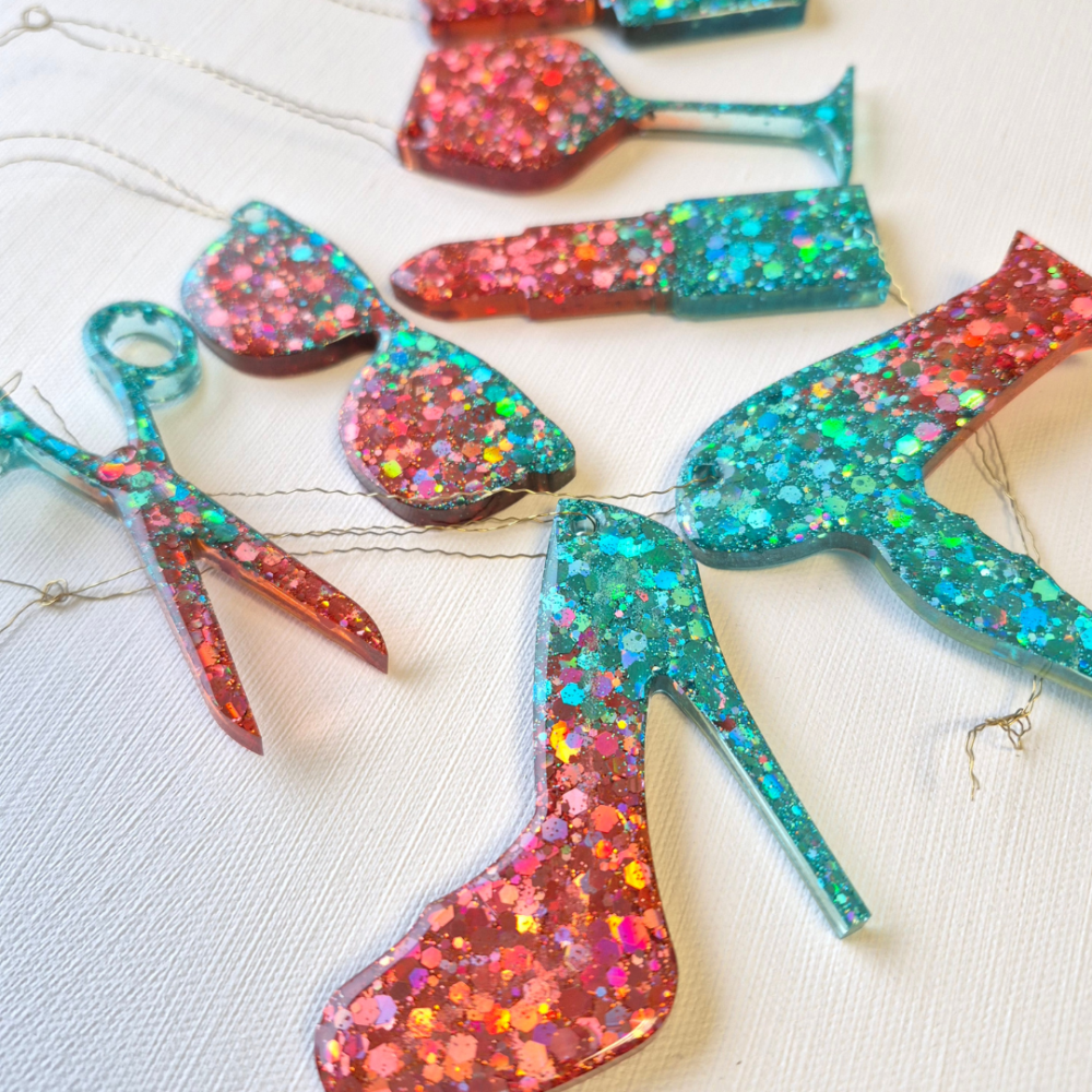 Eglīšu rotājumu komplekts "Dīva"