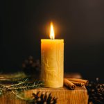 Bišu vaska svece "Ziemassvētki"