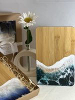 Koka servējamais dēlītis "Okeāna vilnis" - Attēls 3