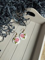 Polimērmāla auskari "Mežrozīte" - Attēls 2