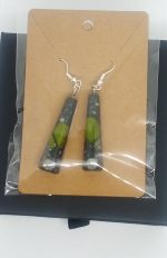 Auskari "Dabas pieskāriens, ar zaļām lapām" - Attēls 2