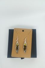 Auskari "Dabas pieskāriens, ar sudrabu" - Attēls 4