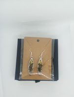 Auskari "Dabas pieskāriens, ar sudrabu" - Attēls 5