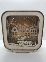 Dekoratīva ainiņa, ar LED lampiņām - Attēls 3