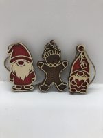 Ziemassvētku rotājumi - rūķis, piparkūku vīriņš, briedis - Attēls 4