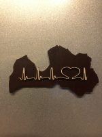 Magnēts - Latvijas karte