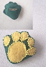 Filca piespraude "Pēda sniegā" - Attēls 2