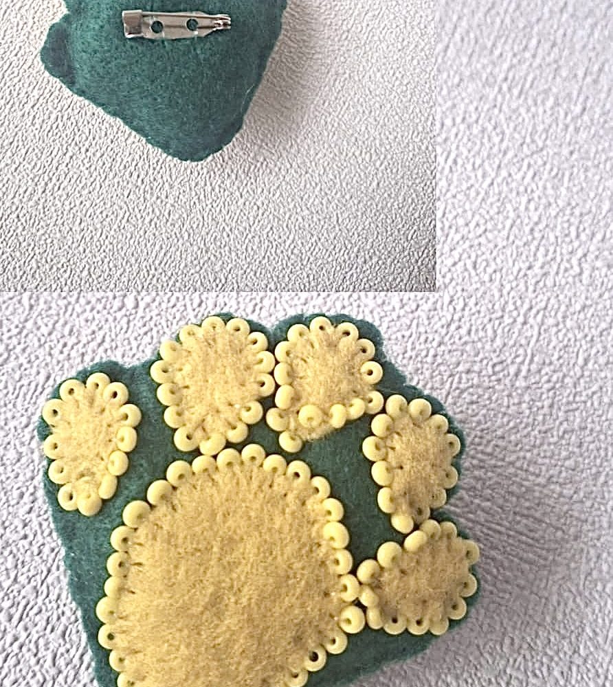 Filca piespraude "Pēda sniegā"