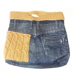 Džinsu auduma soma "Es vienīgā" - Attēls 2