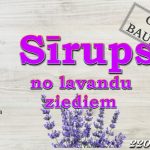 Lavandu ziedu sīrups