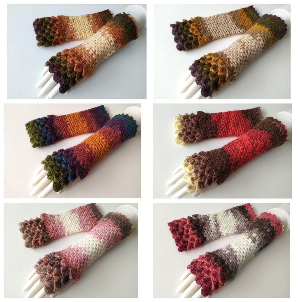 Bezpirkstu cimdi/Roku sildītāji "DRAGON***"