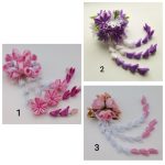 Aksesuārs matiem - auduma matu klips meitenei