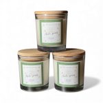 Svece stikla traukā ĀBOLU PUNŠS, 180ml - Attēls 2