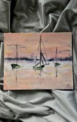 Glezna LAIVAS SAULRIETĀ - Attēls 3